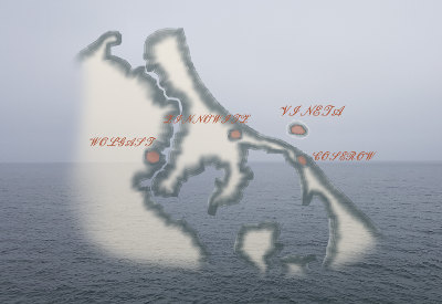 nachgezeichnete Skizze einer Karte von 1618